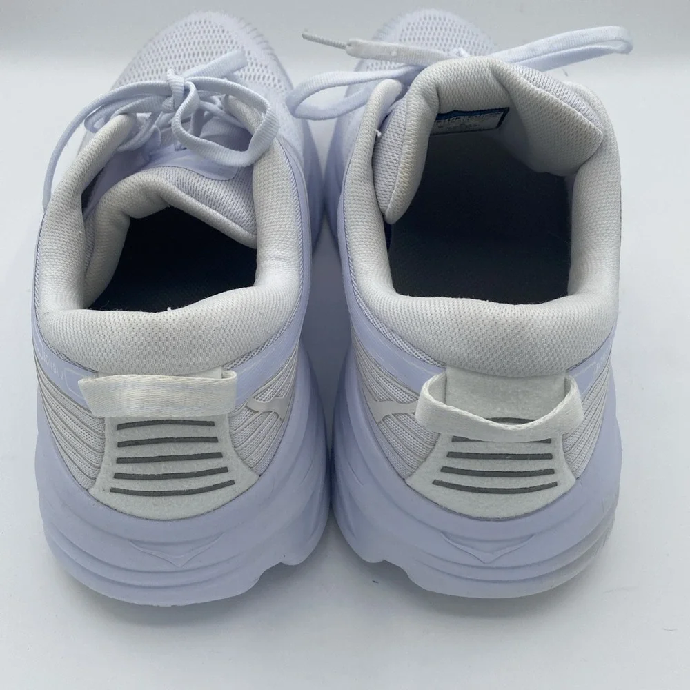 Hoka One Men's 11 M Bondi 7 White Running Sneakers 1110518 - Picture 8 of 8
